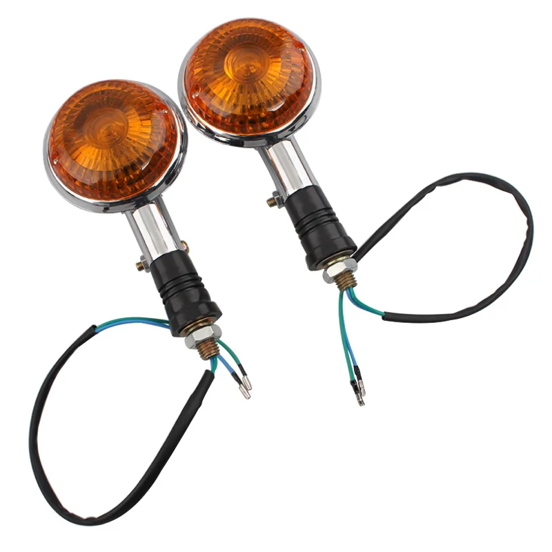 Поворотный сигнал для мотоцикла фонарь поворотный Янтарный подходит Yamaha Virago XV250