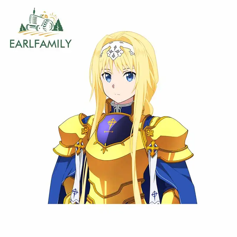 EARLFAMILY 13 см x 11 3 для меча искусство онлайн Lycoris Alice изящные автомобильные наклейки