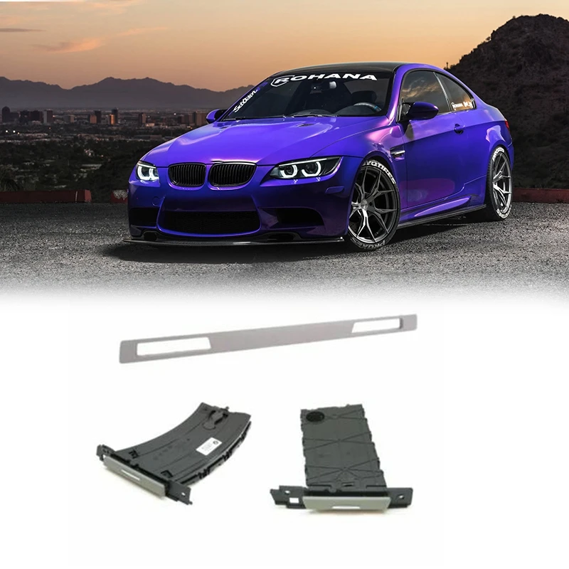 

Car Left & Right Cup Holder Set W/ Trim Panel Gray for-BMW E90 E91 E92 E93 2005-2012 51459173471 51459173465 51457138799