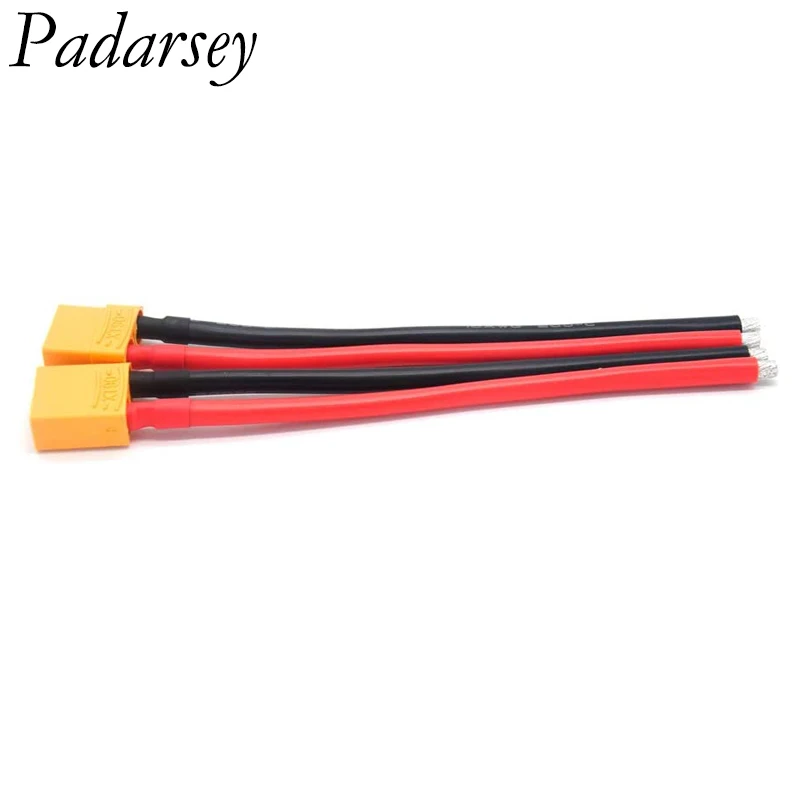 Padarsey 2 шт. 4 XT90 штекер гнездовой разъем с 150 мм 10AWG силиконовый провод для RC Lipo