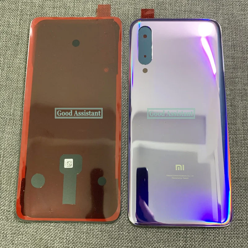 Черный/синий 6 39 дюйма для Xiaomi Mi 9 Mi9 задняя крышка батарейного отсека Корпус