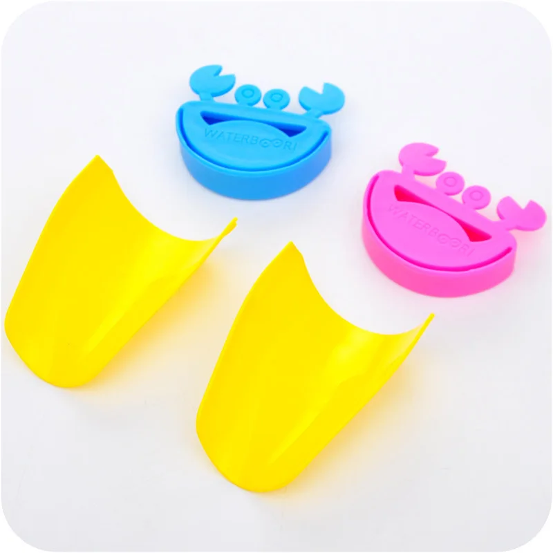 Montessori Cartoon Crab Children's Hand Wash Extender Toddler Faucet Baby Bathtub Sink Tap Water Children Bath Toy Toy Gift