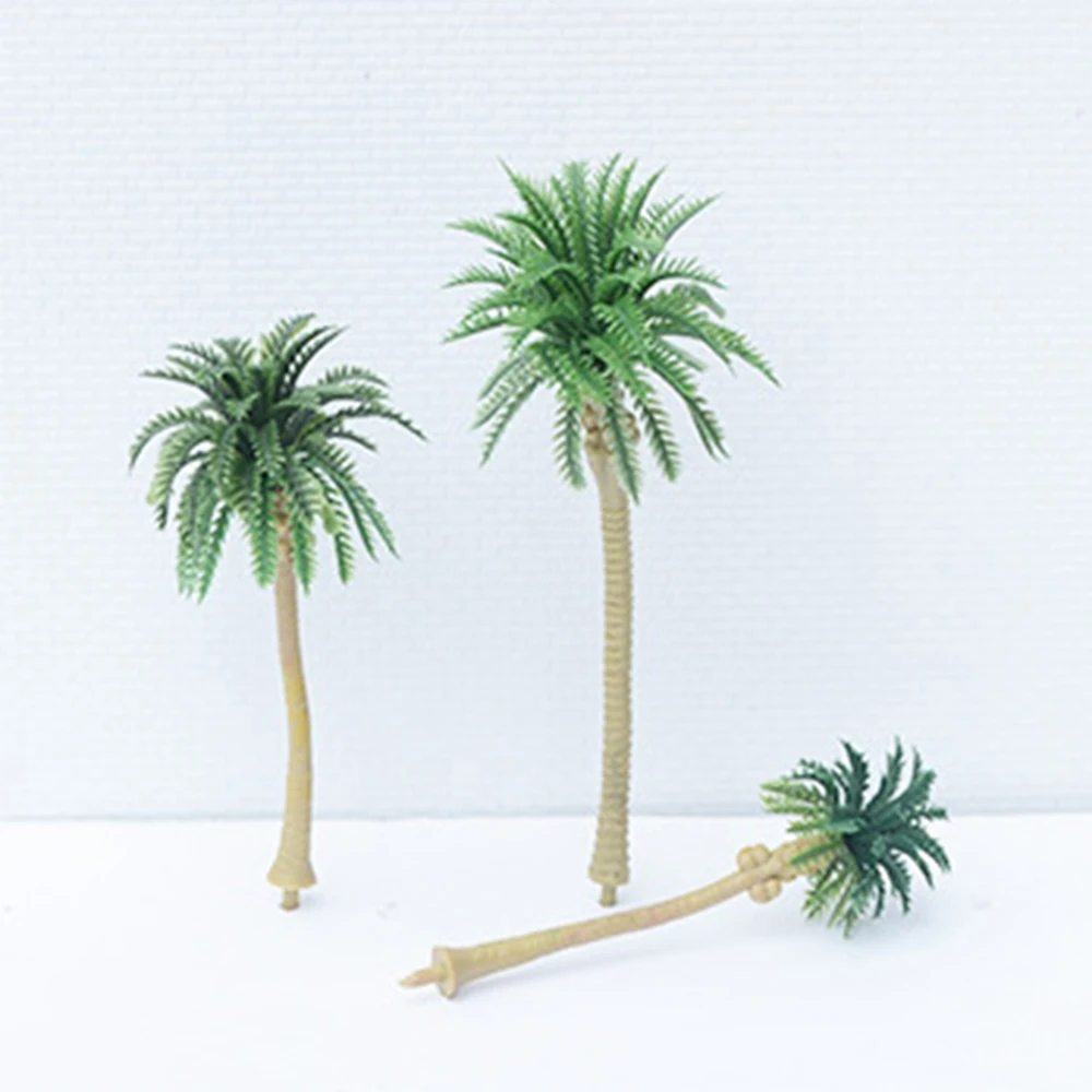 10 шт. украшения для торта милое мини кокосовое пальмовое дерево непромокаемый