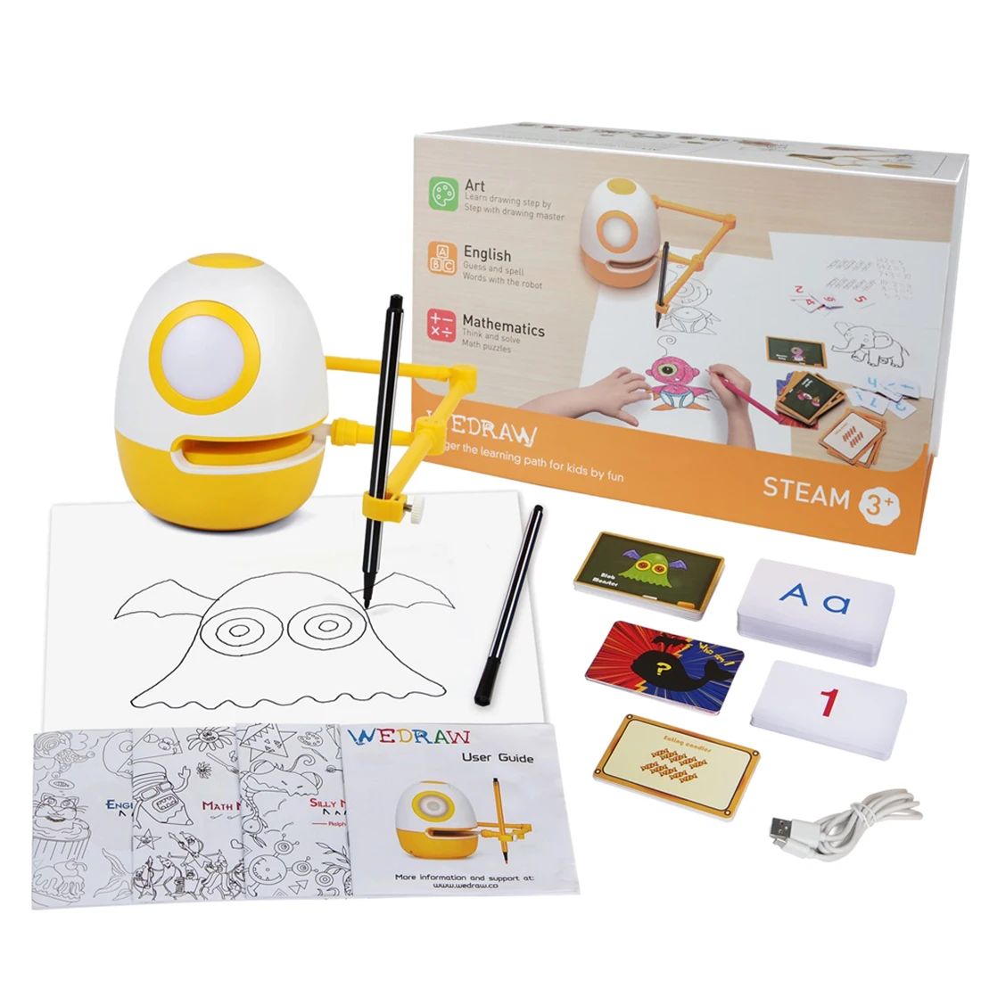 Новый детский Индуктивный умный робот Wedraw Eggy для рисования набор раннего