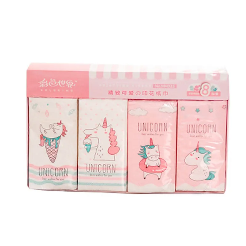 Бумажная салфетка в виде единорога из 100% натурального дерева 4