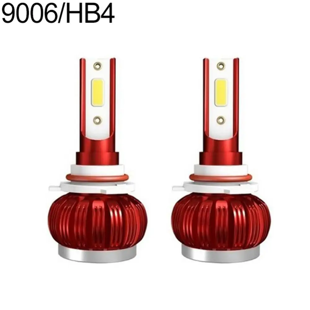 

2Pcs H1 H8 H9 H11 H7 HB3 9006 HB4 Car COB 6000K Super Bright Lamps LED Headlight Automotive Exterior Decorative Lights