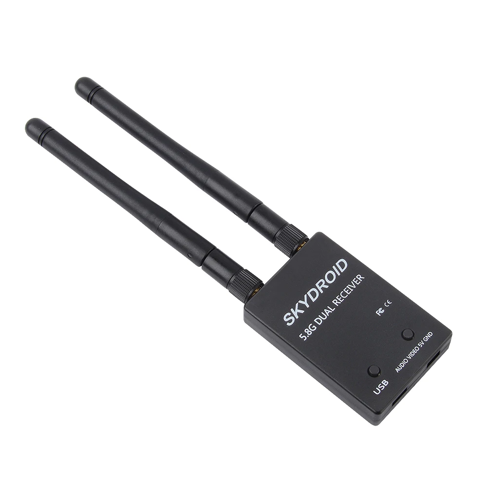 Skydroid UVC двойной антенный приемник управления OTG 5,8G 150CH полный канальный FPV приемник W/аудио для Android смартфонов