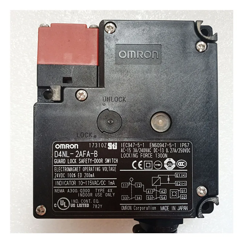 

OMRON D4NL-4AFA-B Guard Lock Safety-door Switch
