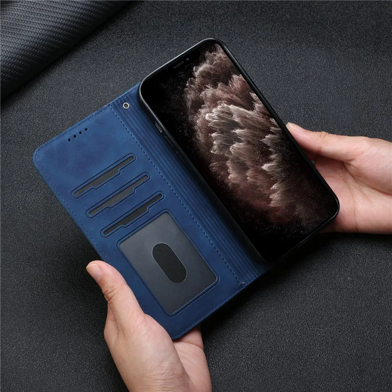 Чехол SMILE для Huawei Y5 Lite Y6 Y7 Y9 Prime Y3 2017 2018 2019 Y5P Y6P Y7P Y8P Y9A Y7A 2020 Магнитный кожаный