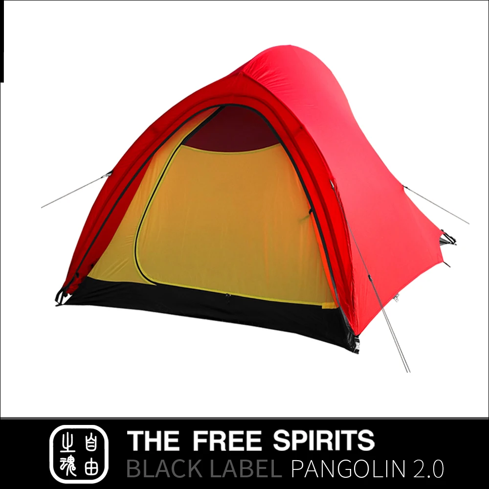 The Free Spirits TFS Pangolin2.0 Tent 20D nylon silicon coating 2-person Outdoor Hiking Ultralight Camping 3-Season tent | Спорт и