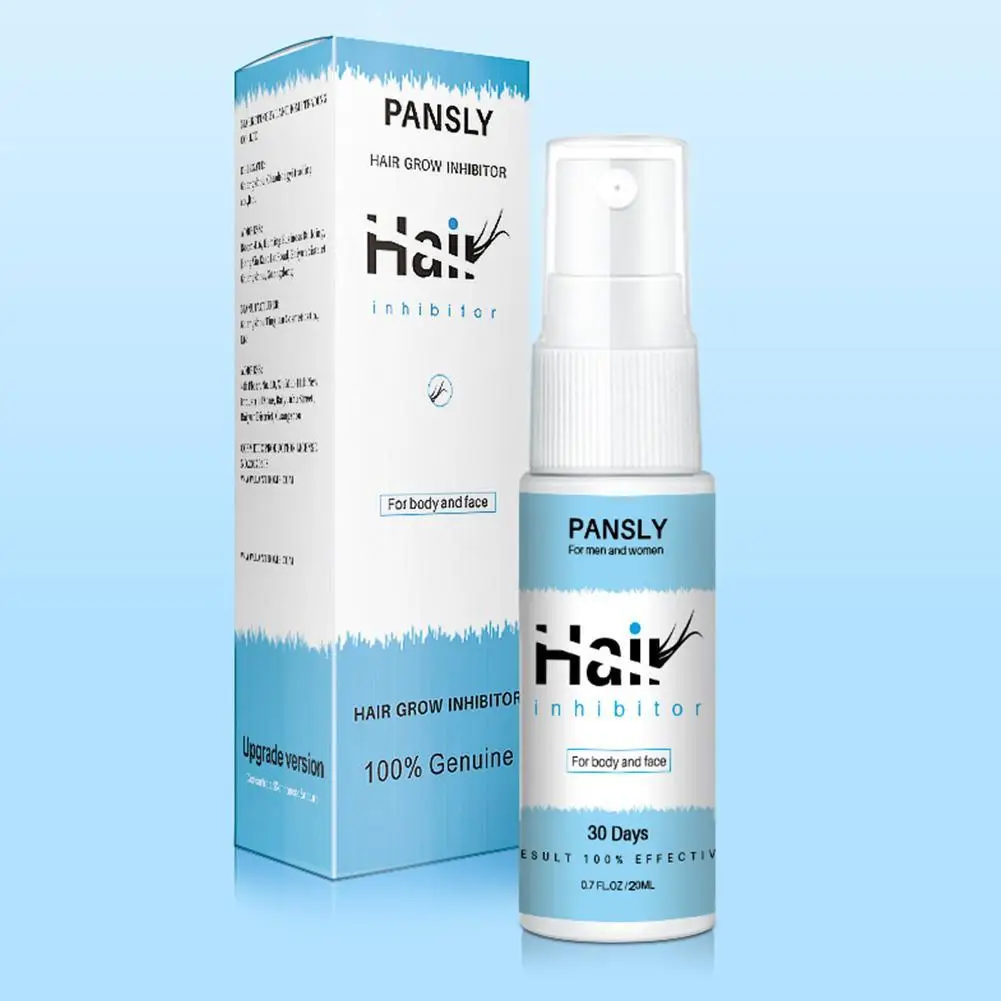 

Hair Removal Painless Inhibitor Spray Beard Legs Armpit Repair Growth Smooth Skin Hair Pubic Spray Stop K7E9
