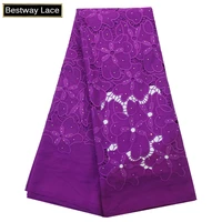 bestway lace hollow out lace fabric high quality embroidery vintage lace nigerian party dress african lace fabric with stones