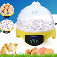 hhd mini digital incubator 7 eggs automatic temperature control brooder best farm hatchery machine incubator for chichens quail