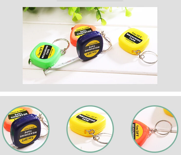 1 м/3 фута легкая Выдвижная рулетка измерительная Мини Портативная тянущаяся