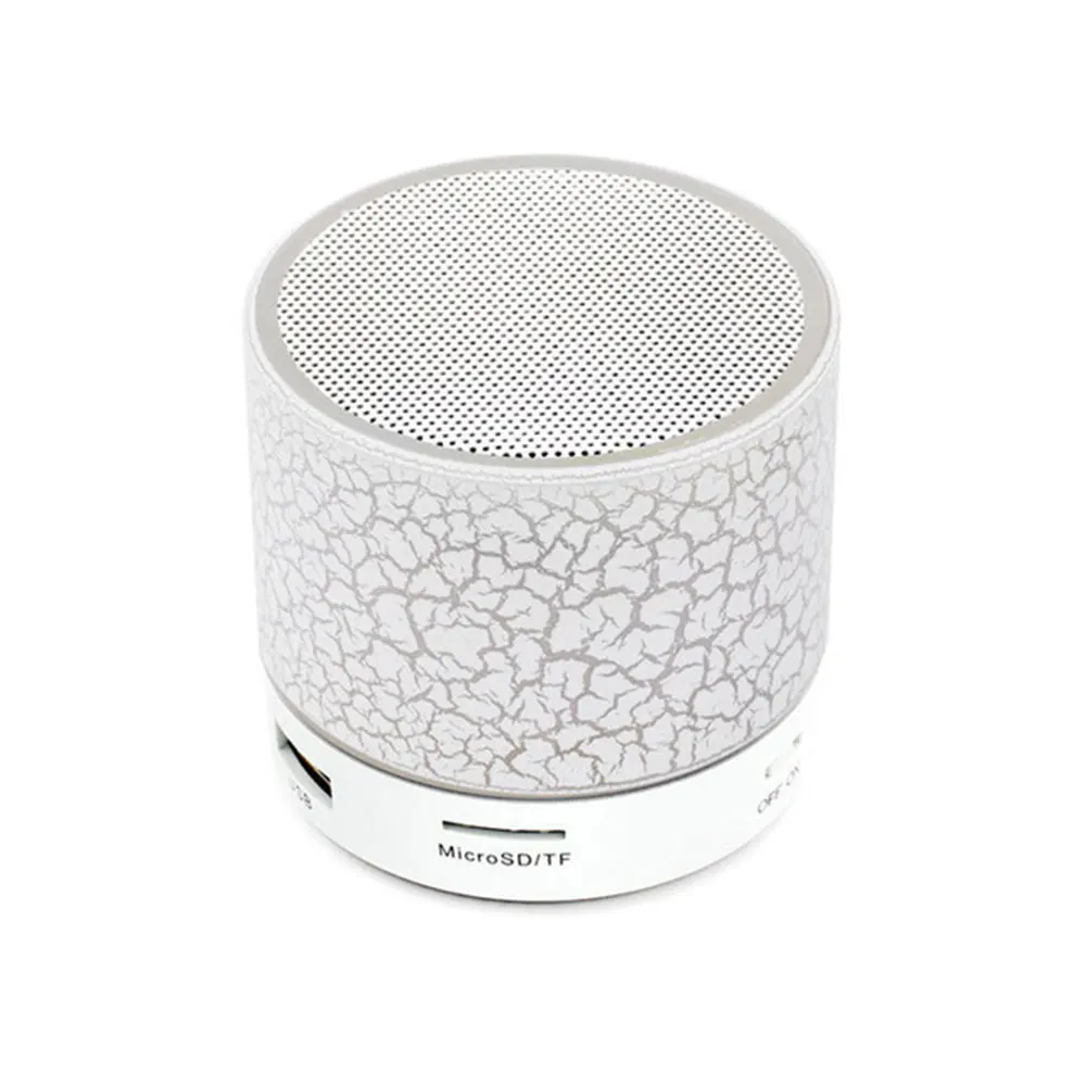 KISSCASE мини беспроводной портативный Bluetooth динамик s трещины светодиодный USB Радио FM MP3 стерео звук динамик для компьютера мобильного телефона