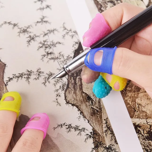 1 шт. многофункциональные силиконовые кольца наконечник выдолбленные Вязание