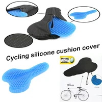 cycling silicone gel seat cushion cover comfortable soft bicycle saddle pad for men and women bhd2