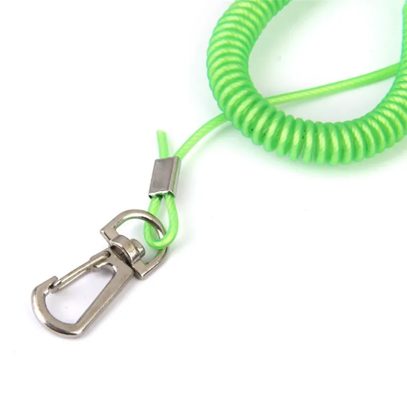 Рыболовный трос ремешок выдвижной спиральный портативный для рыболовных