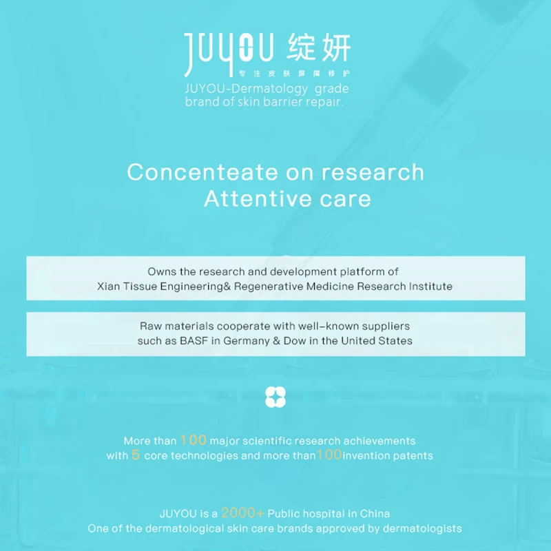 Успокаивающая восстанавливающая маска JUYOU для дрожжевых пептидов увлажняющая