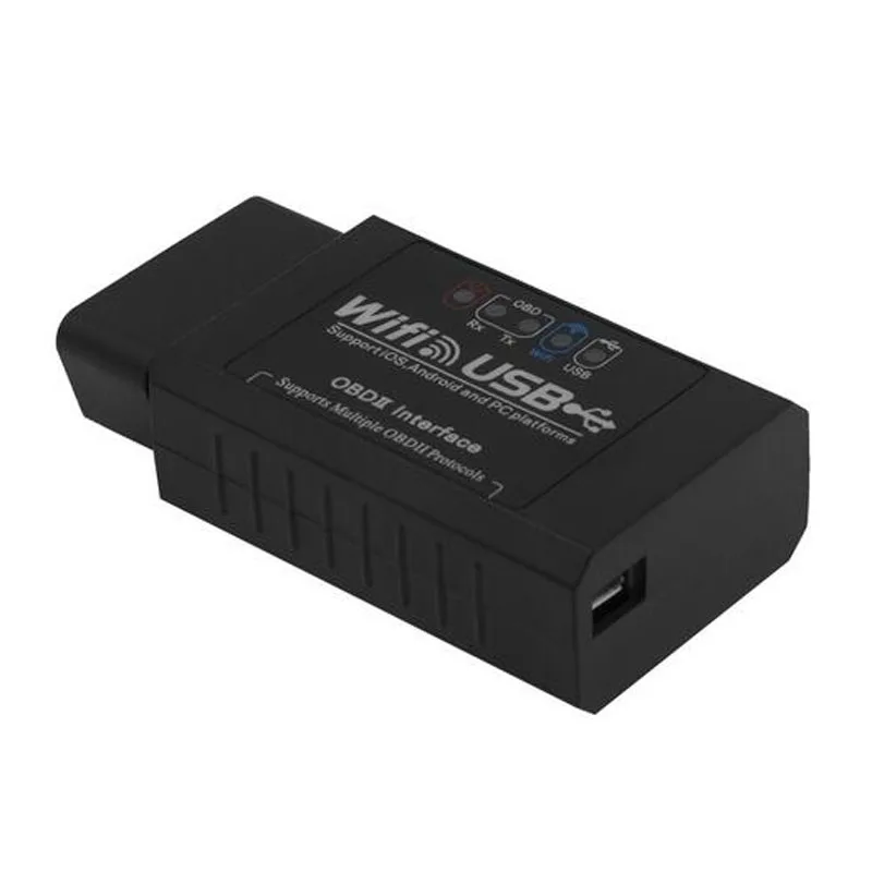 USB ELM327 Wifi сканер Авто OBD2 диагностический инструмент ELM 327 WIFI/Bluetooth OBDII V 1 5