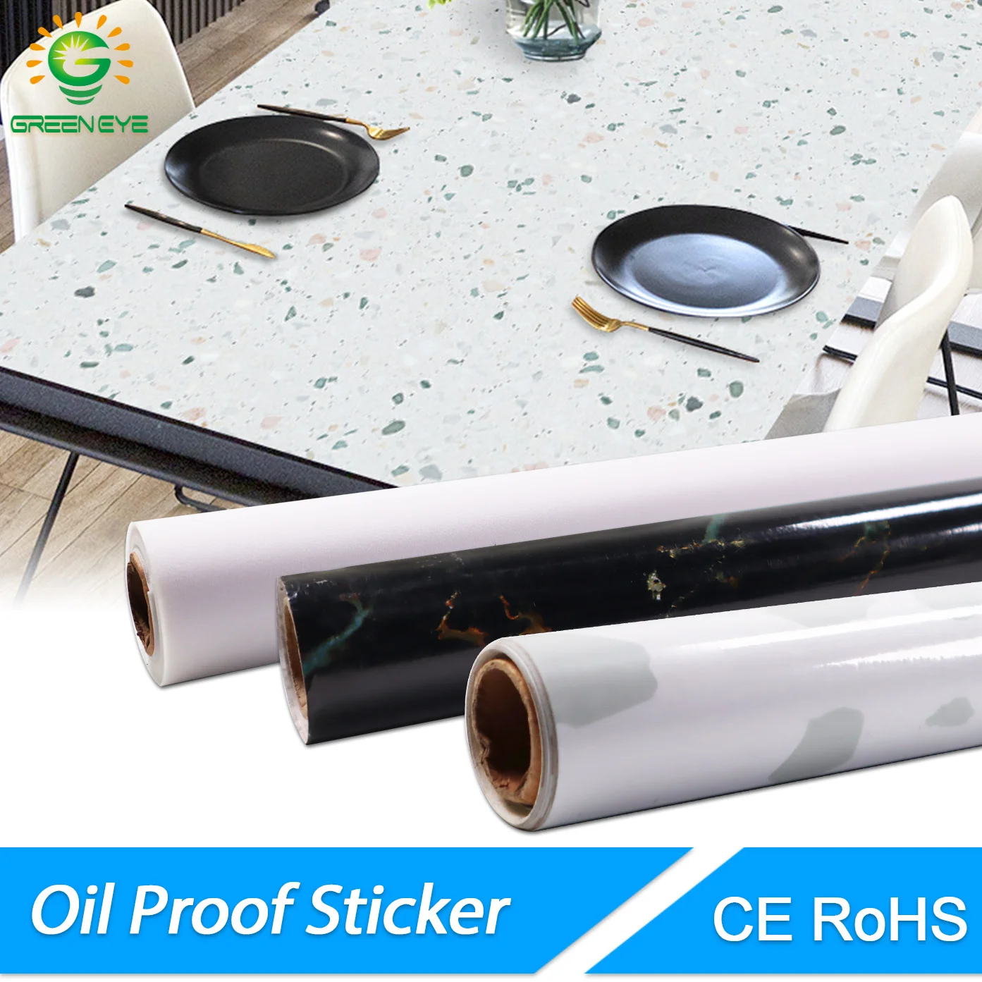 

Масляная и водонепроницаемая настенная бумага, 60 см x 10 м