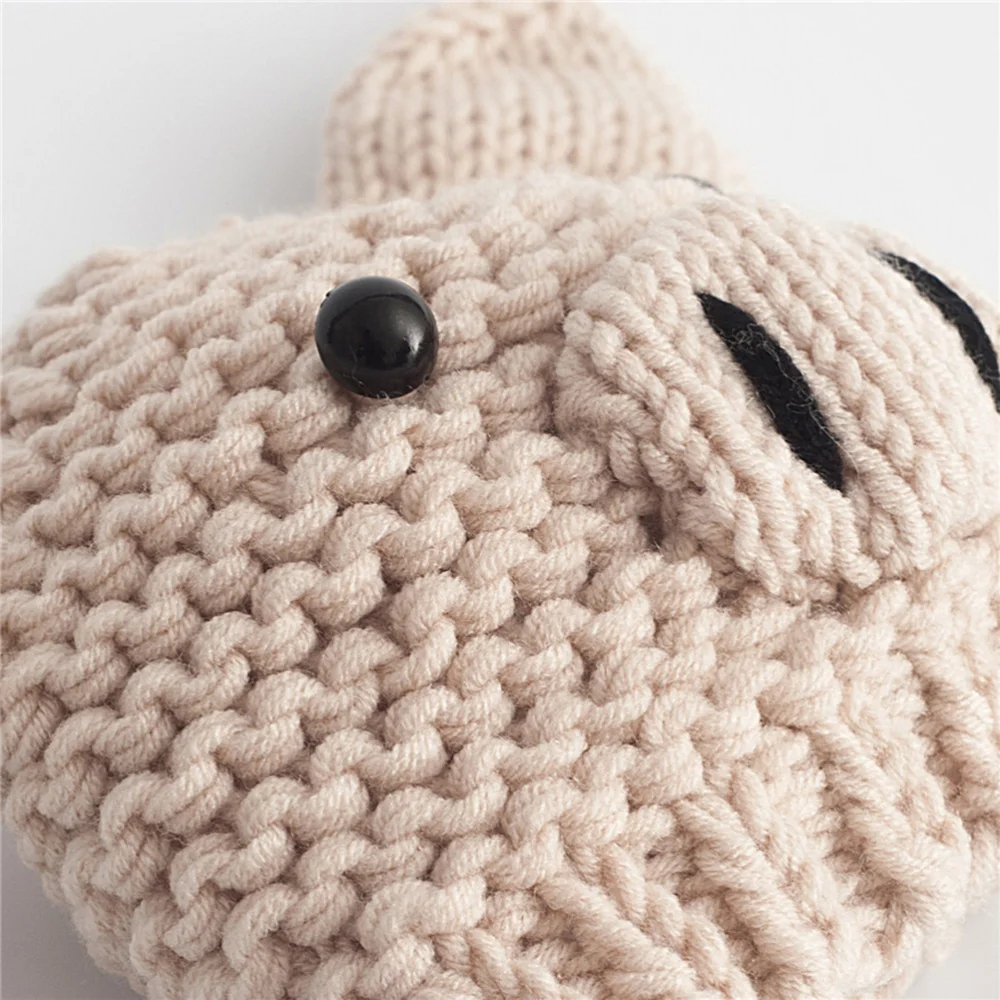 

Newborn Photography Props Infant Crochet Hat Adorable Cap Baby Knitted Cap (Blue)