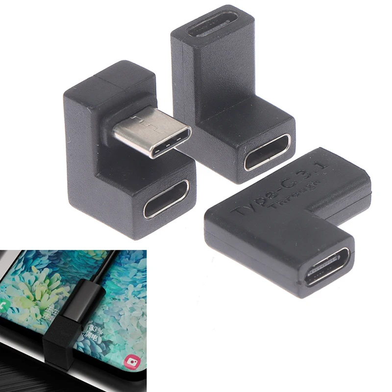 

Переходник OTG «Мама-мама» USB 3.1 Type C 10 Гбит/с под прямым углом 90 градусов «Мама» на «Мама» 2 «мама»