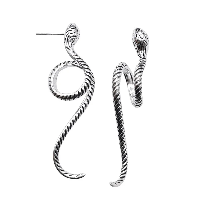 

BOCAI S925 Sterling Silver Charm Earrings 2021 Temperament Little Snake Ear Studs for Women Pure Argentum Personality Jewelry