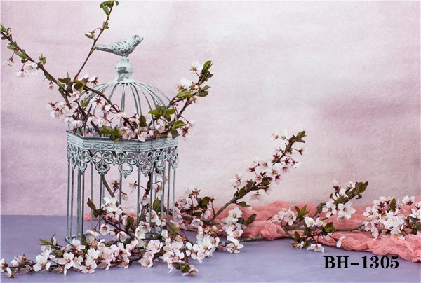 

ZHISUXI Vinyl Custom Photography Backdrops Prop Flower and Wooden Planks Photography Background #0106