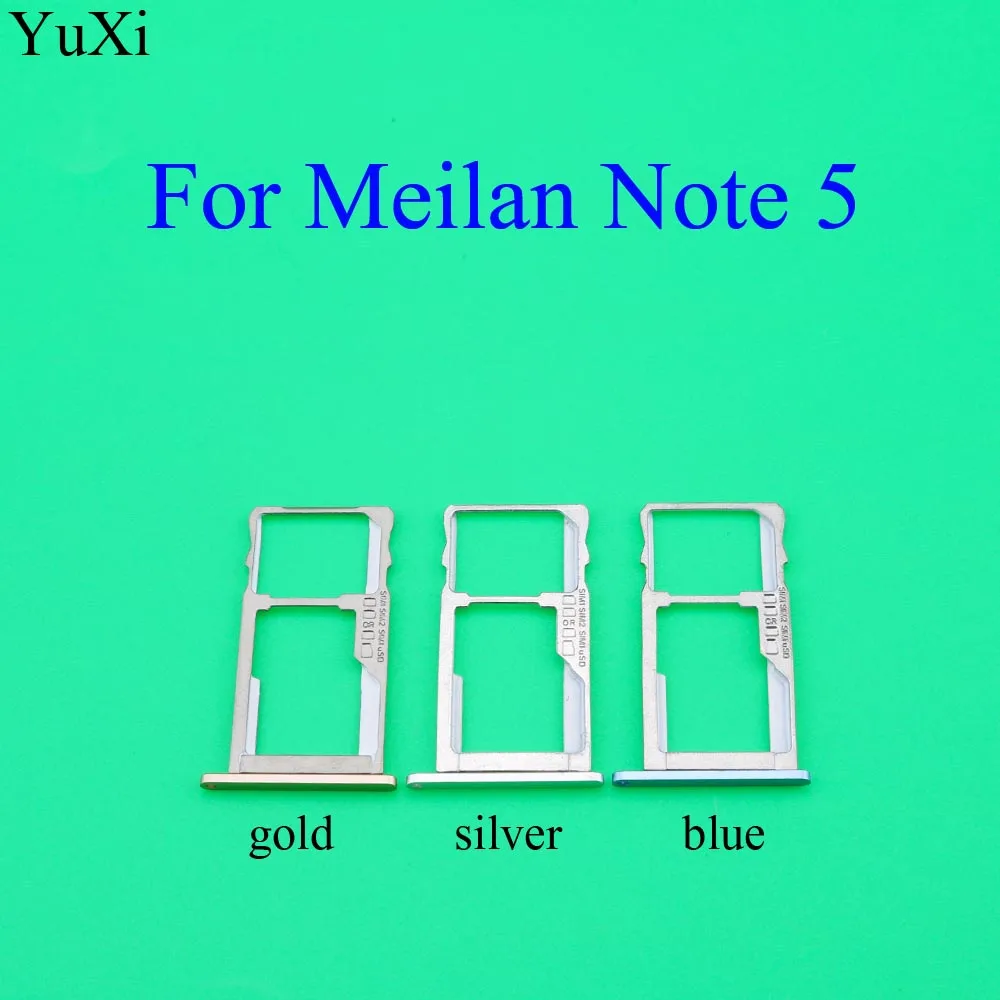 YuXi лоток со слотом для сим-карты держатель карты Meizu M3 Note 3 Meilan Note3 note5 note 6 мобильный