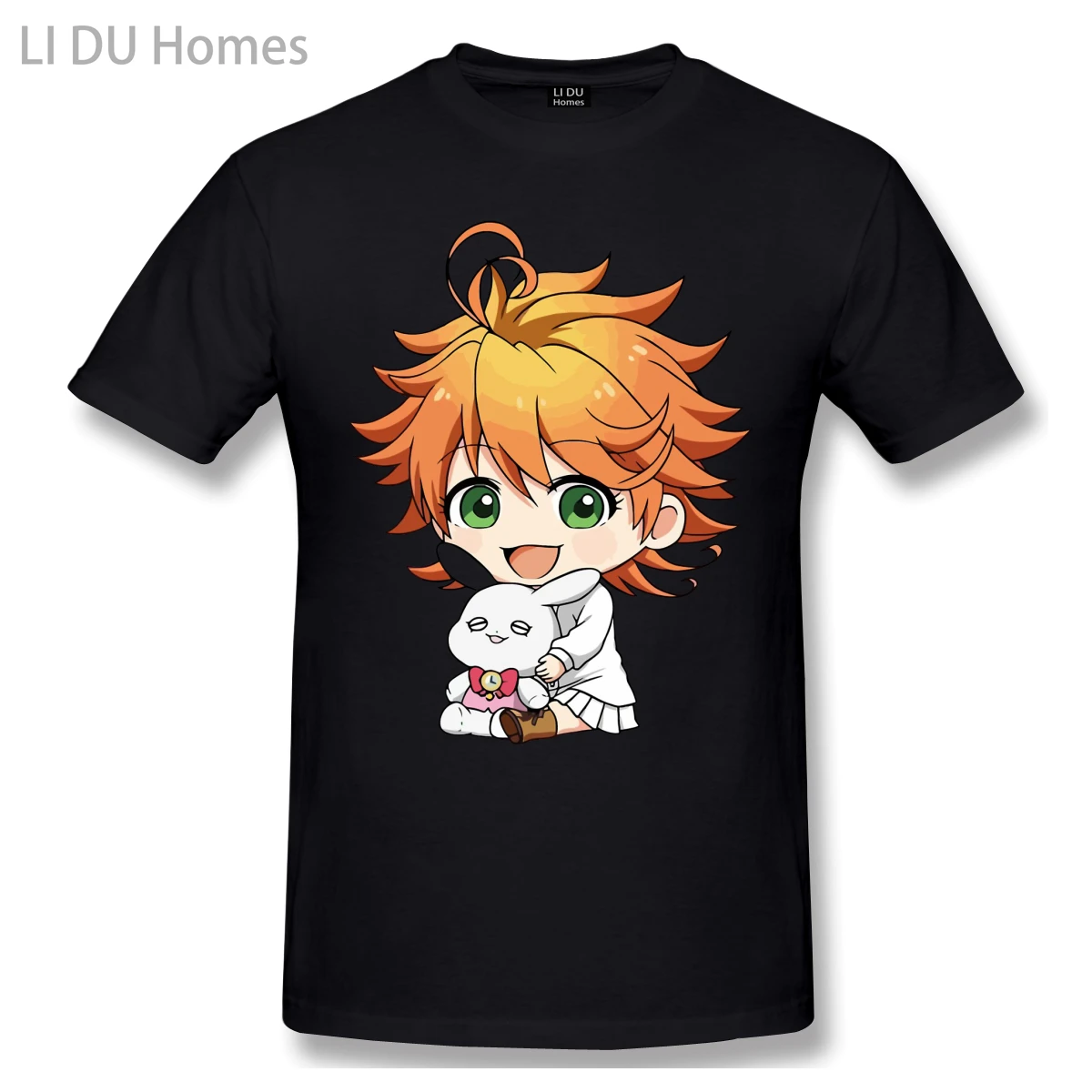 

LIDU The Promised Neverland- Emma Premium T Shirt White The Promised Neverland printed Tshirt Summer large TShirts