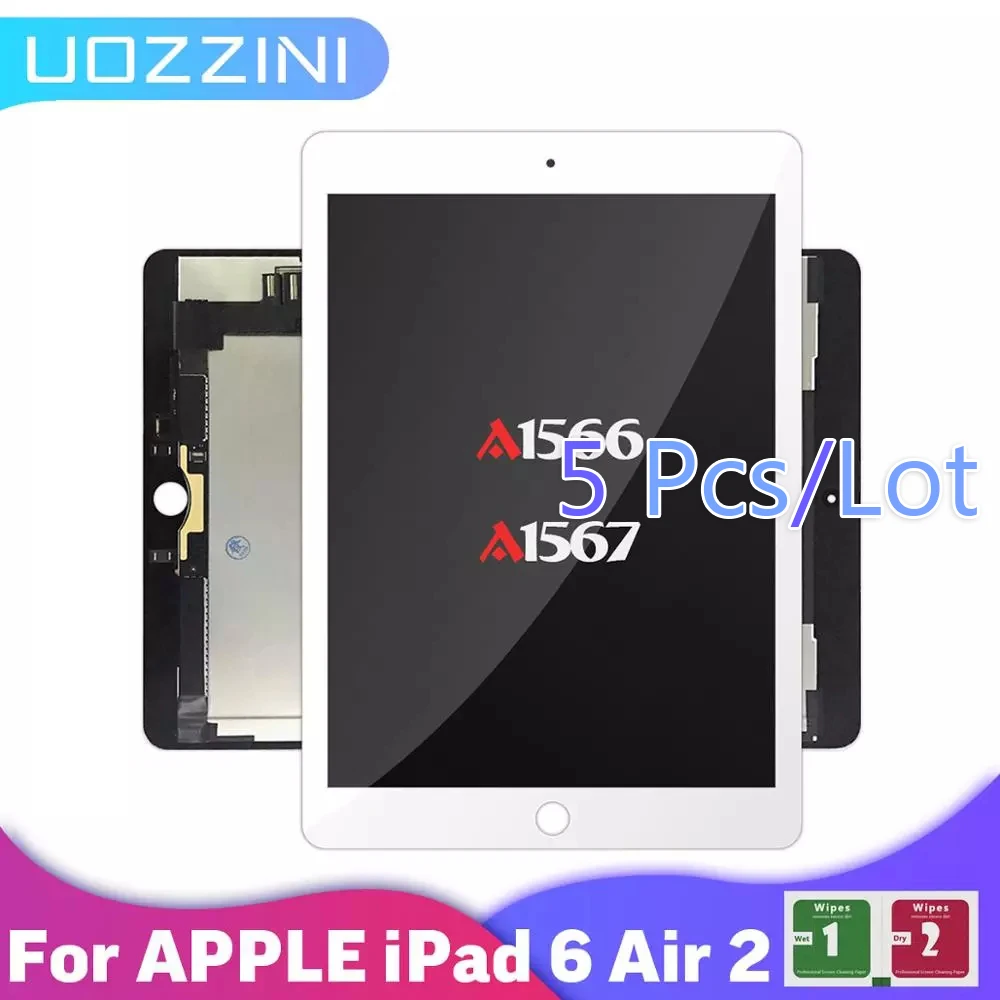 5 шт. ЖК дисплей для Apple iPad 6 Air 2 A1567 A1566 9 7 '颼% тест хорошего качества Дисплей