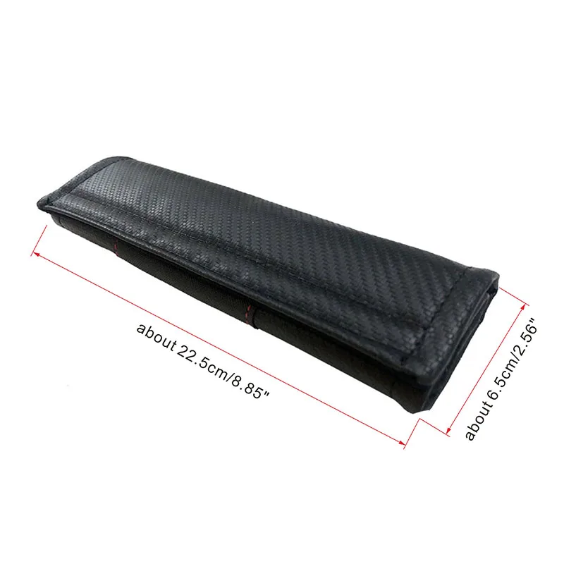 

2PCS Car Seat Belt Cover Universal Auto Seatbelt Covers Carbon Fiber Shoulder Cushion Protector Safety Belts Protection