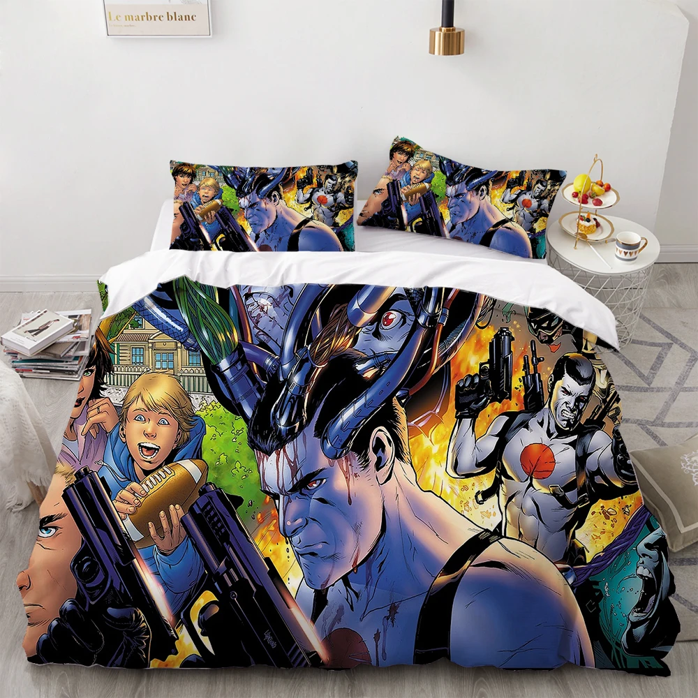 Постельное белье с аниме комплект из 2/3 предметов Комплект постельного белья