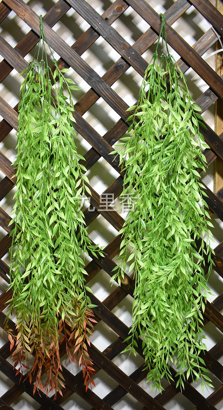 100 см искусственные плающие Висячие настенные декоративные цветы пластиковая