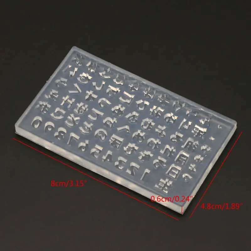 

918F DIY Japanese Hiragana and Katakana Resin Nail Carving Mold Japanese Alphabets Fifty Kana Number Nail Art Templates Mold
