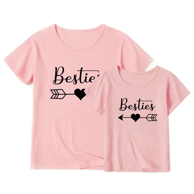 

Футболка «Мама и я» Семейные футболки для мамы и дочки детская одежда для мамы и дочки с короткими рукавами