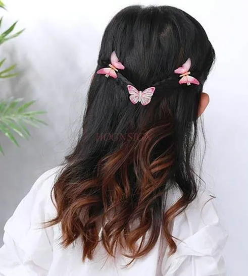 

Super Fairy Cute Children's Hairpin Clip Color Clip Hair Accessories Girls Baby Princess Side Clip Female Girl Sale
