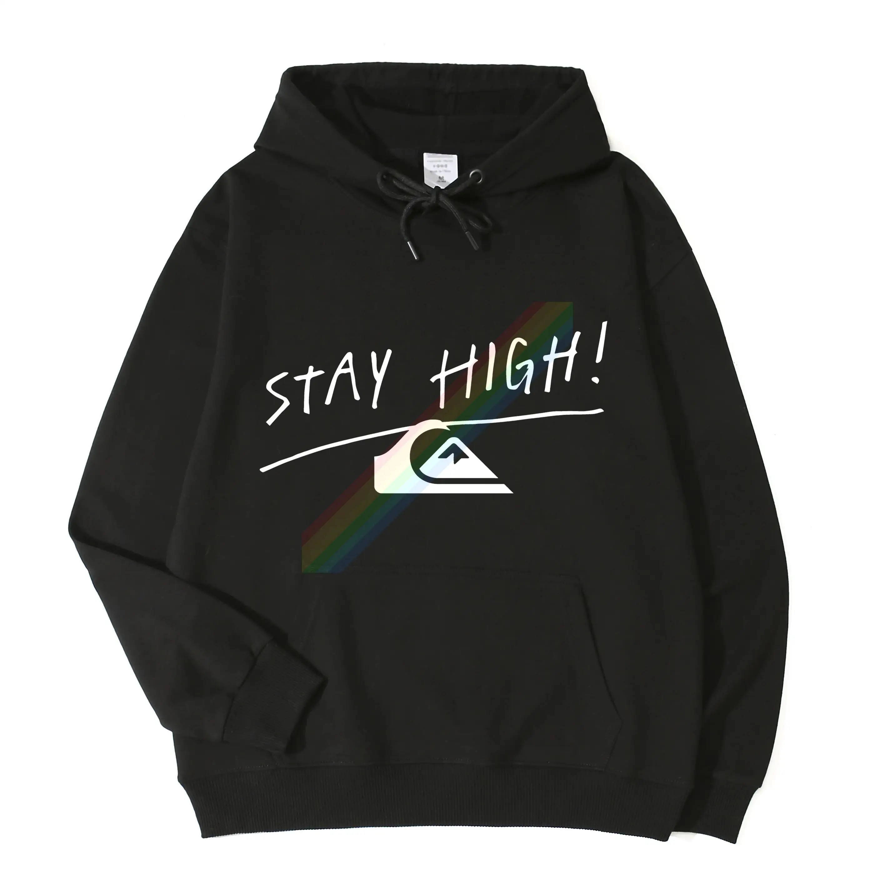 

Quiksilver 2021 Classic White Font Logo Autumn Winter Hoodie Slim Long Sleeve Pocket Sweatshirt Unique Unisex Tops Pullover