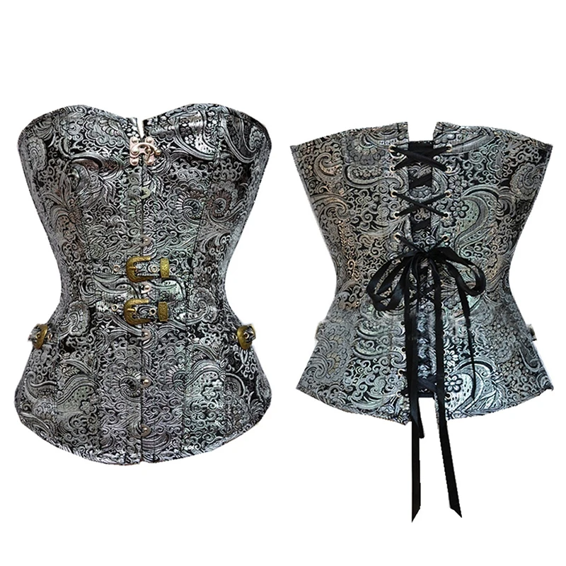 Женский винтажный корсет в стиле ретро с регулируемой талией тренировочный