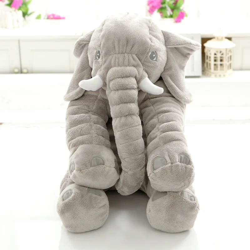 Плюшевая подушка в виде слона мягкая животного детская для сна|Мягкие игрушки