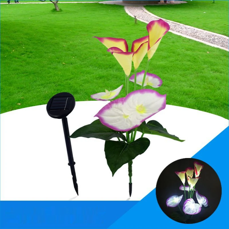 

Outdoor Flower Solar Lights Waterproof Garden Decor Solar Panel for Garden Patio Yard Pathway Decoration