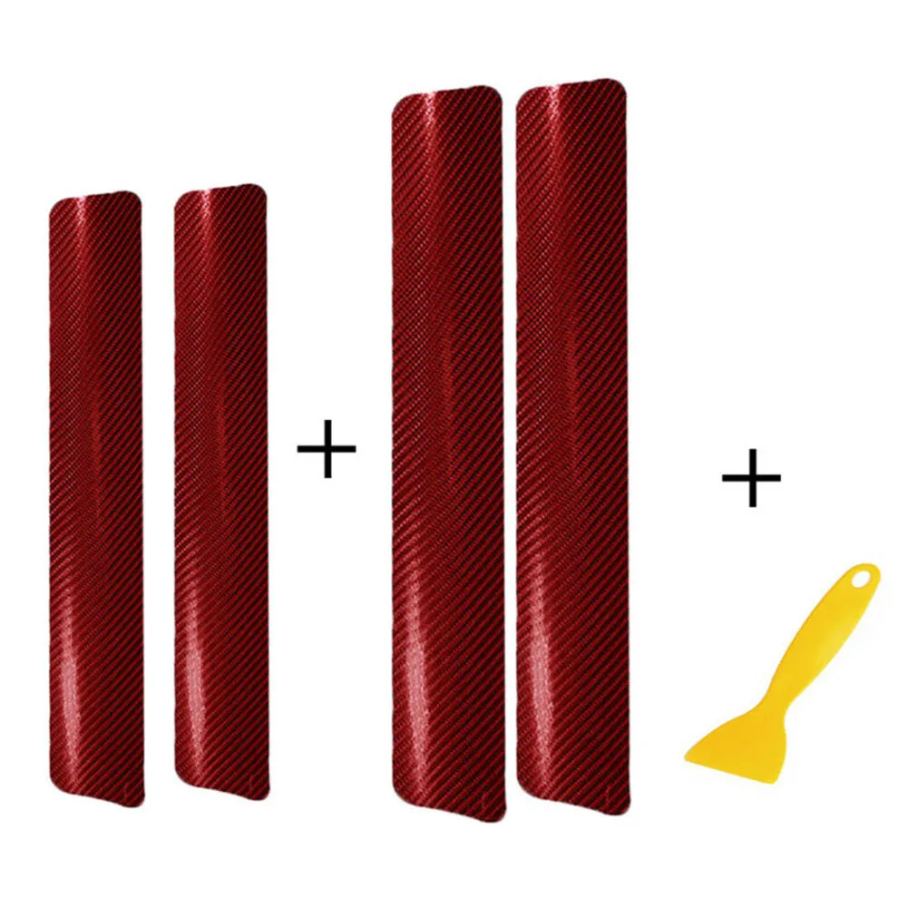 

Car Sticker Carbon Fiber Scuff Universal 4pcs Anti-Scratch High Quality
