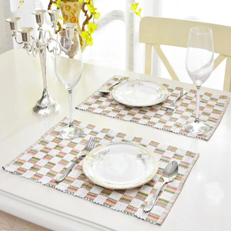 Коврик для обеденного стола хлопковая салфетка толстый изоляционный коврик чаши