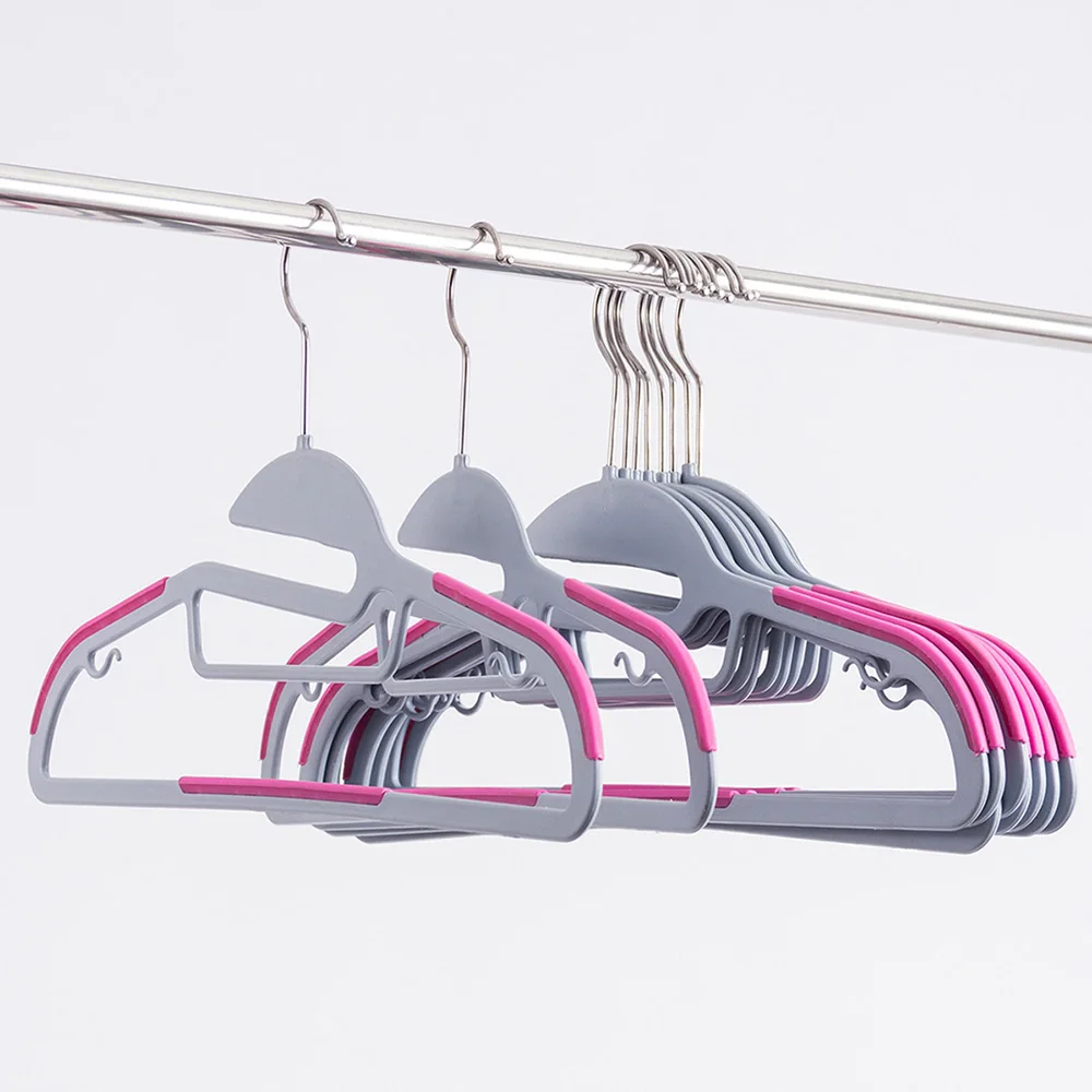10 шт. Противоскользящие вешалки для одежды Wardobe шкаф Органайзер стойка брюки