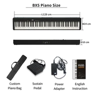 88 key heavy hammer digital piano keyboard bx5 usb midi professional musical instrument real piano sound high quality