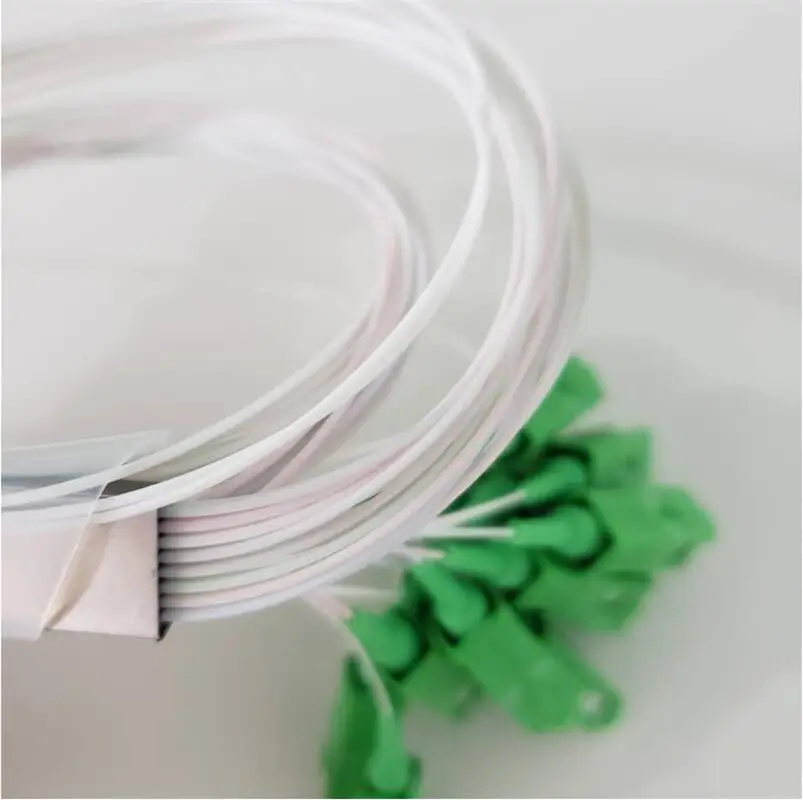 Бесплатная доставка 10 шт./лот 1X2 1X4 1X8 1X16 1X32 PLC SC/APC SM 0 9 мм G657A1 ПВХ 1 м FTTH