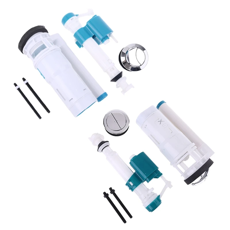 

Dual Flush Fill Toilet Water Tank Connected Cistern Inlet Drain Valve Bathroom Facilities Repair Accessories