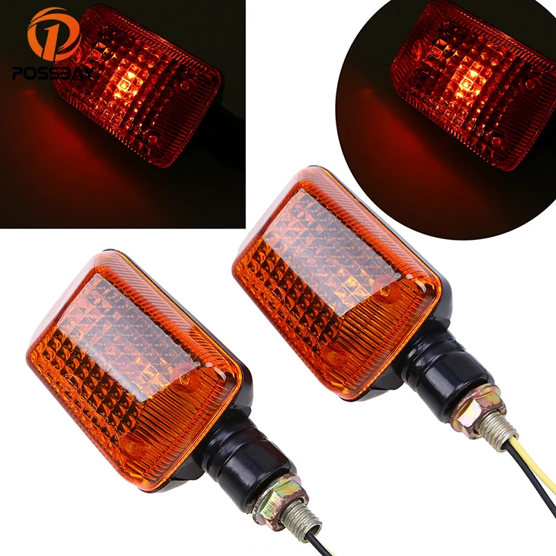 Фонарики POSSBAY для мотоциклов указатели поворота 7 мм Harley Street Glide Honda Hornet 600