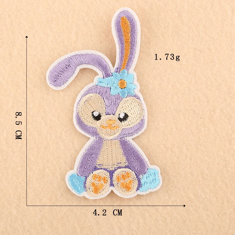 Детский мультяшный животный вышивка утюгом значок аксессуары шляпа эмблема